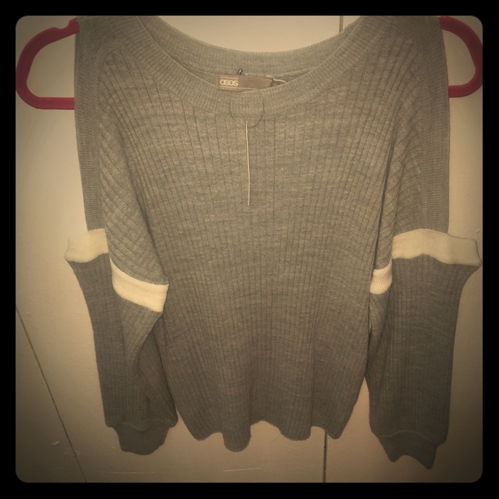 ASOS cold shoulder sweater